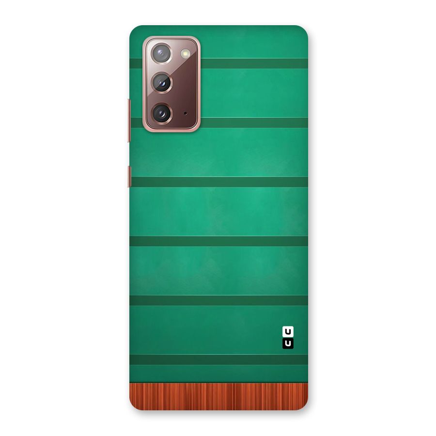 Green Wood Stripes Back Case for Galaxy Note 20