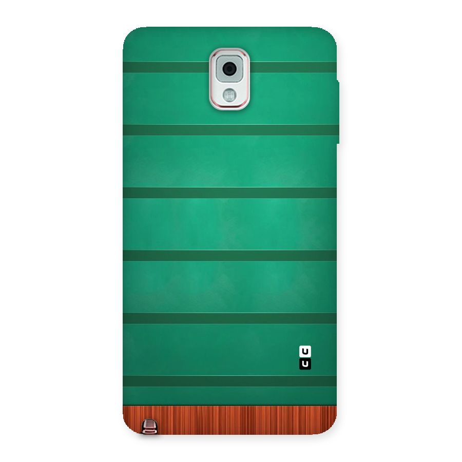 Green Wood Stripes Back Case for Galaxy Note 3