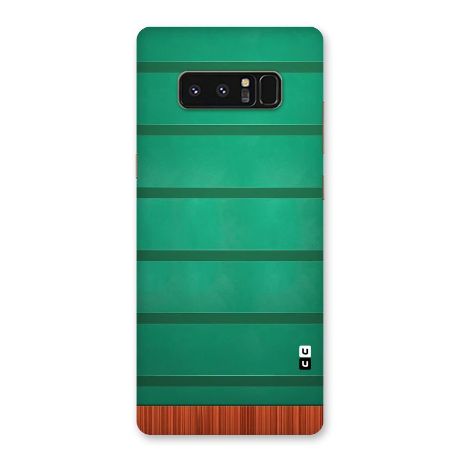 Green Wood Stripes Back Case for Galaxy Note 8