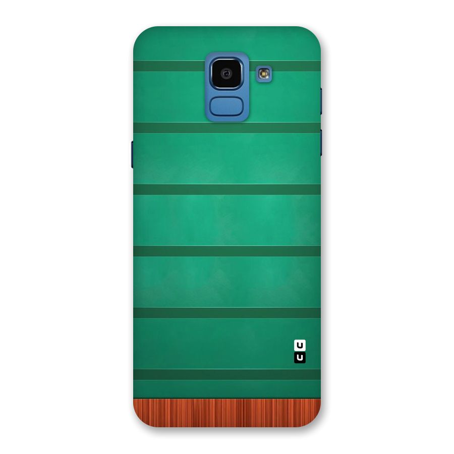 Green Wood Stripes Back Case for Galaxy On6