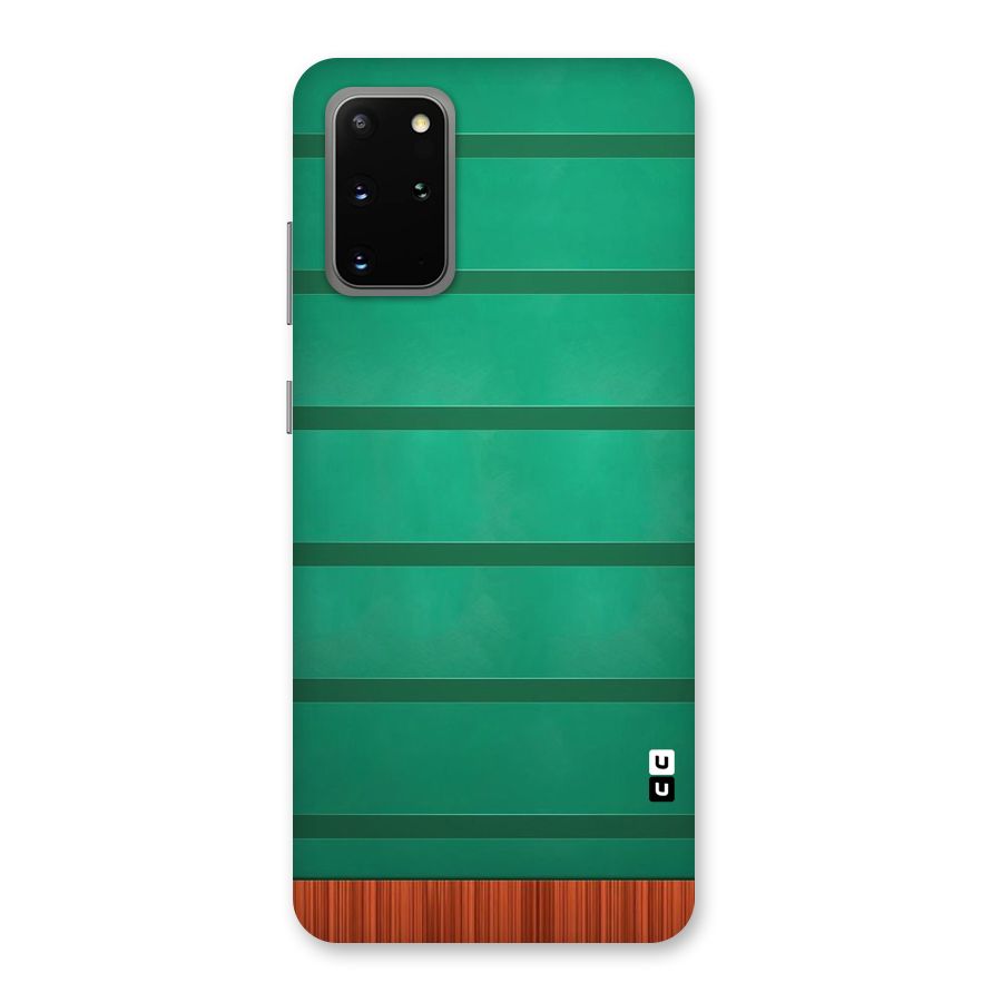 Green Wood Stripes Back Case for Galaxy S20 Plus