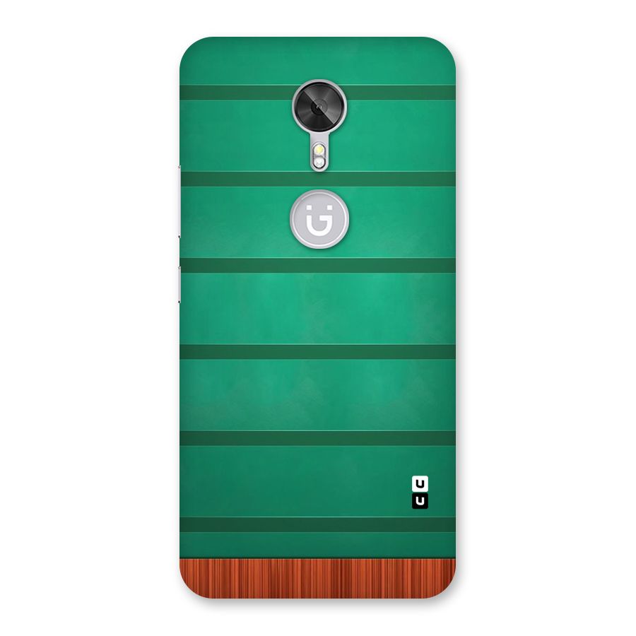 Green Wood Stripes Back Case for Gionee A1