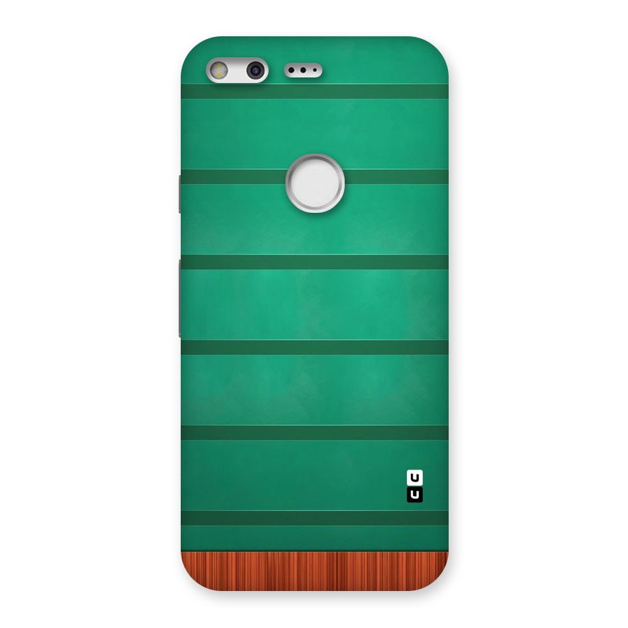 Green Wood Stripes Back Case for Google Pixel