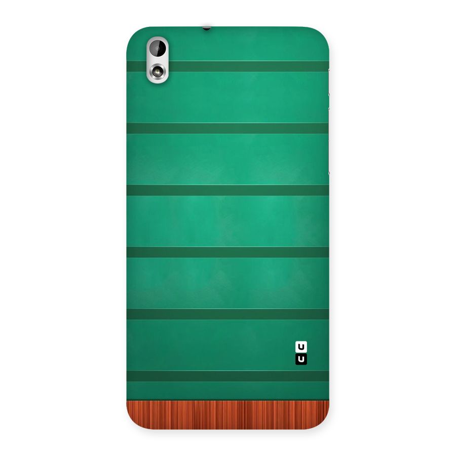 Green Wood Stripes Back Case for HTC Desire 816g