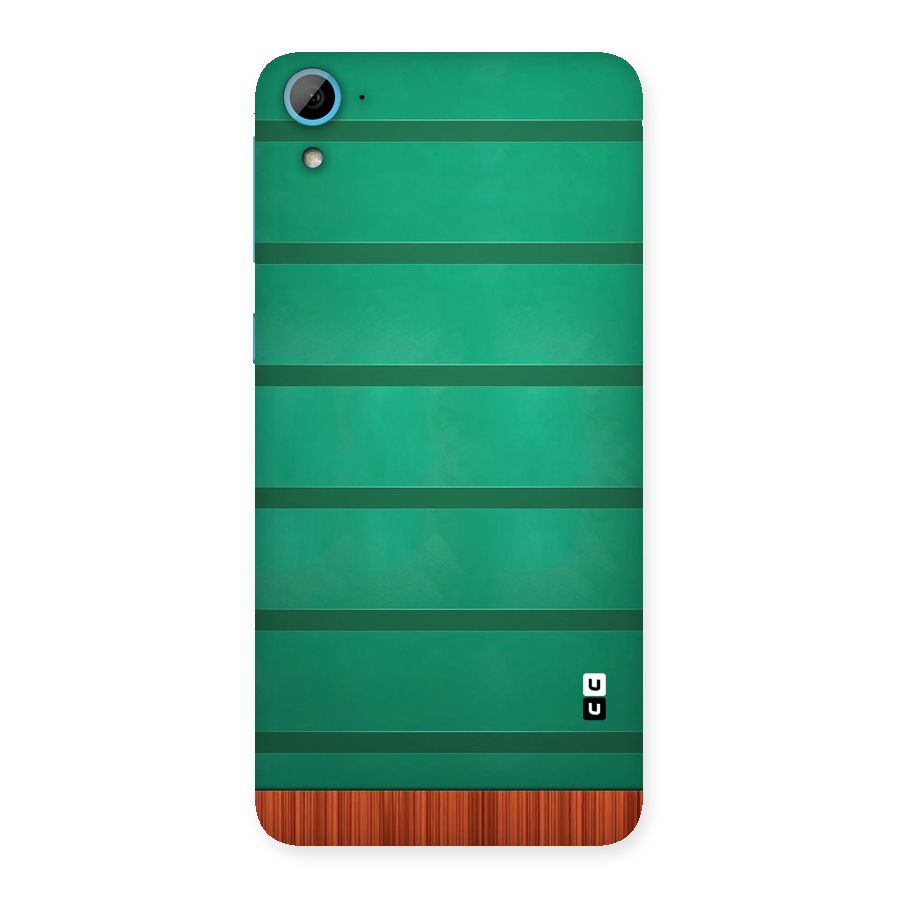 Green Wood Stripes Back Case for HTC Desire 826