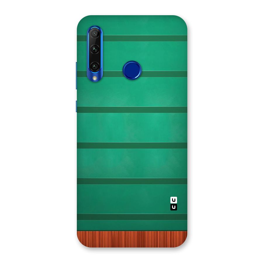 Green Wood Stripes Back Case for Honor 20i