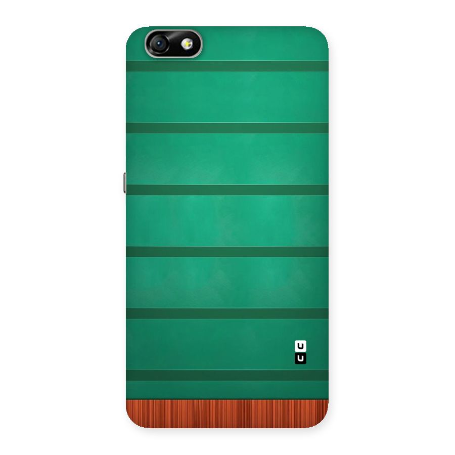 Green Wood Stripes Back Case for Honor 4X