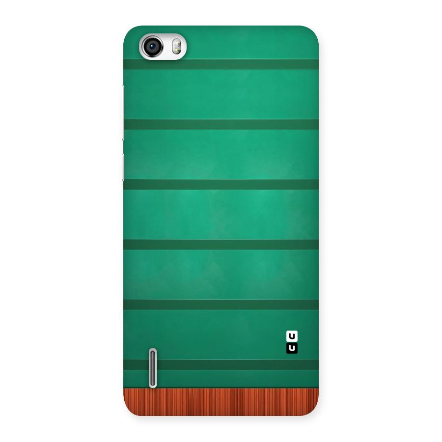 Green Wood Stripes Back Case for Honor 6