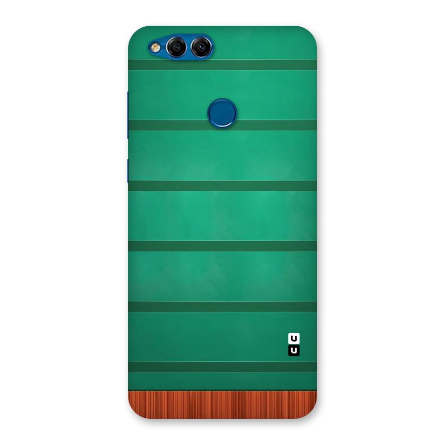 Green Wood Stripes Back Case for Honor 7X