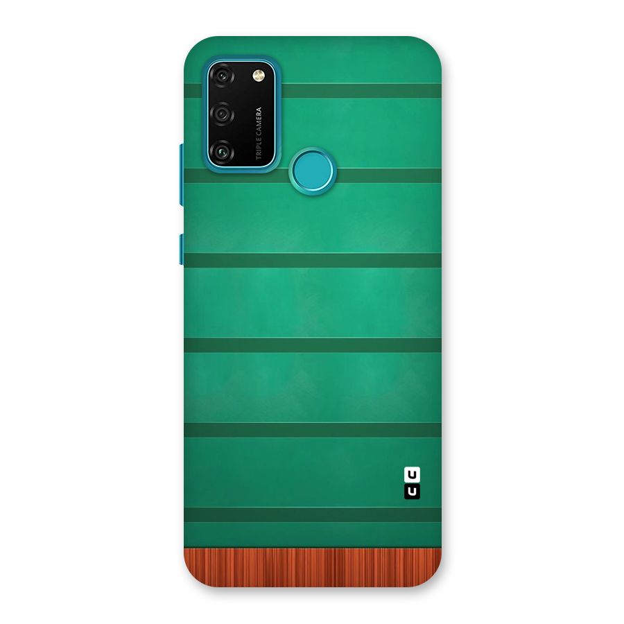Green Wood Stripes Back Case for Honor 9A