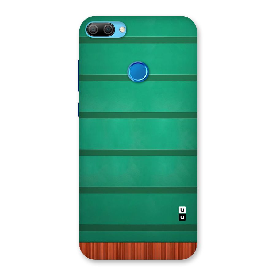 Green Wood Stripes Back Case for Honor 9N