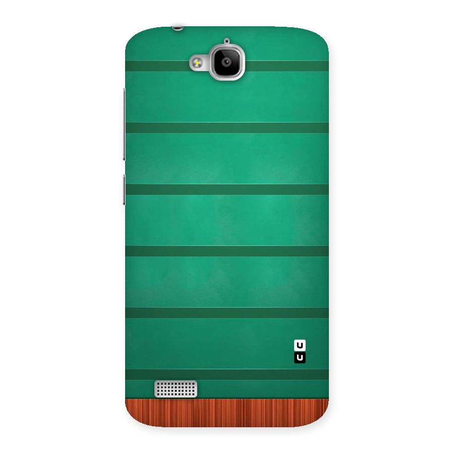 Green Wood Stripes Back Case for Honor Holly