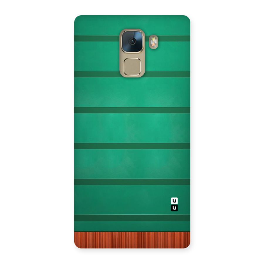 Green Wood Stripes Back Case for Huawei Honor 7