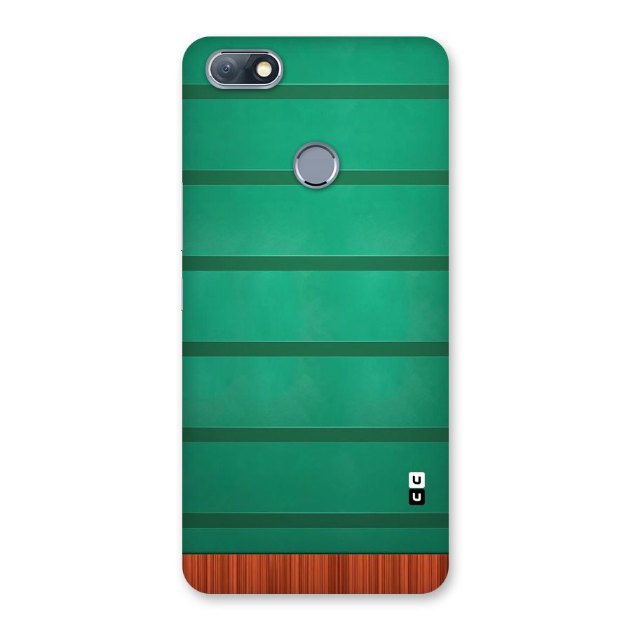 Green Wood Stripes Back Case for Infinix Note 5
