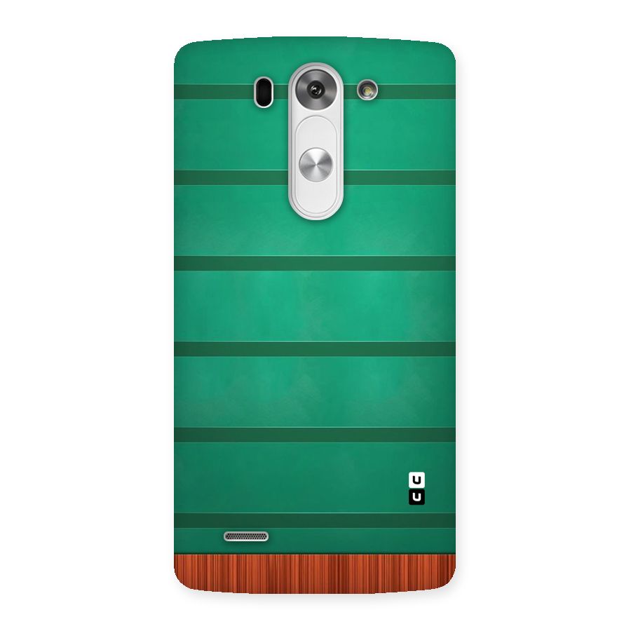 Green Wood Stripes Back Case for LG G3 Mini