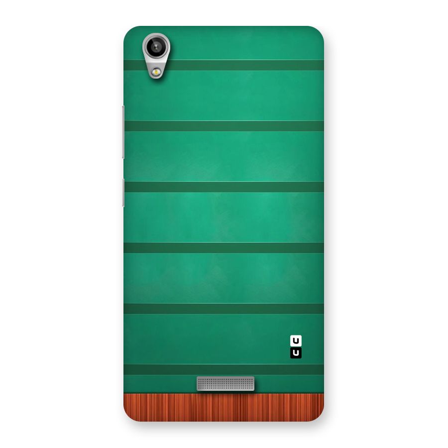 Green Wood Stripes Back Case for Lava-Pixel-V1