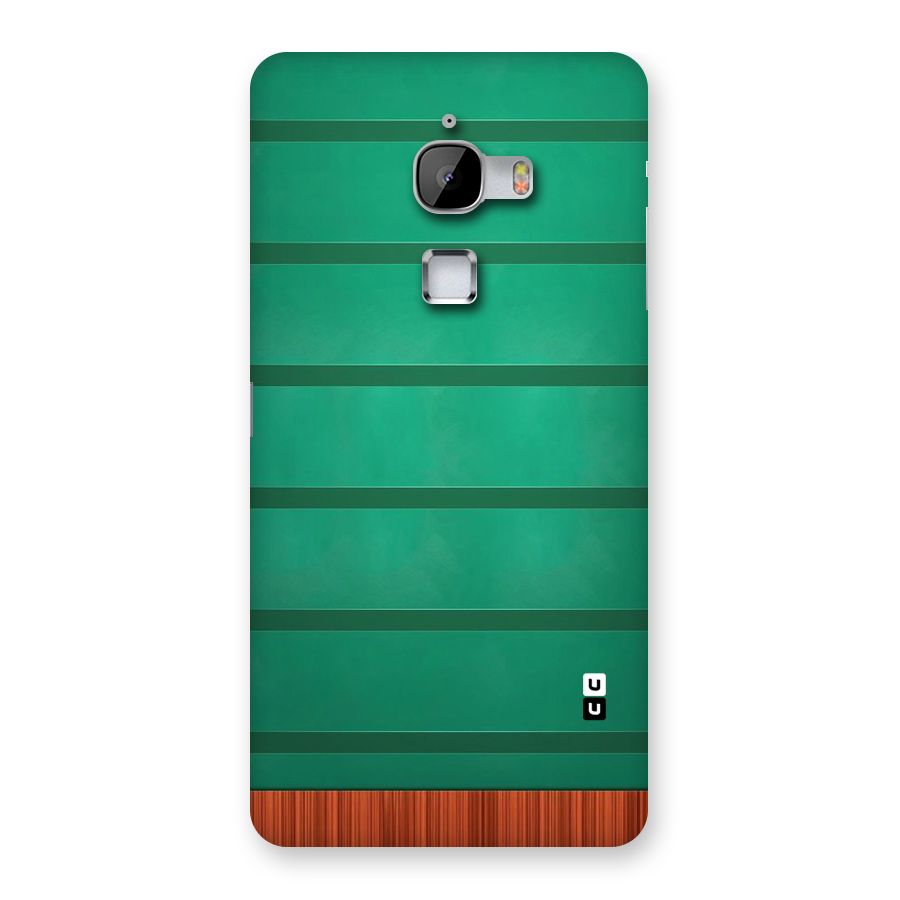 Green Wood Stripes Back Case for LeTv Le Max