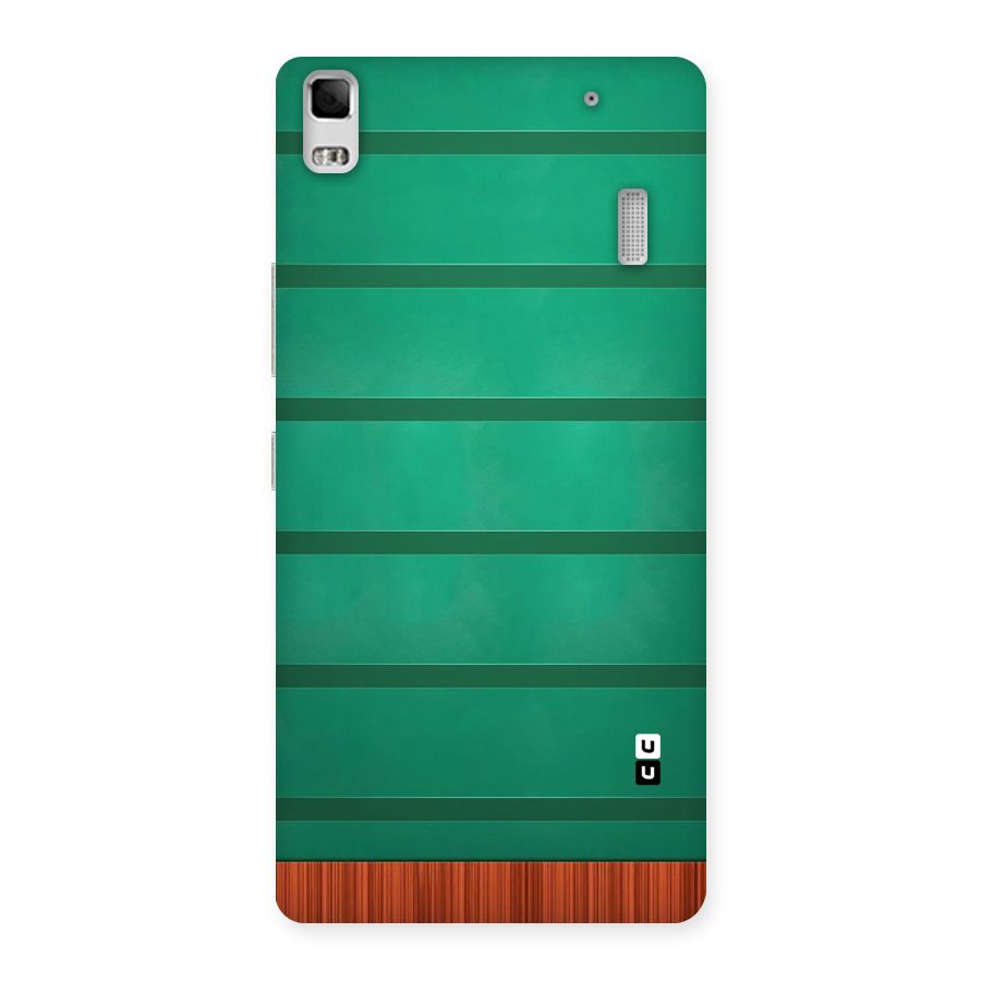 Green Wood Stripes Back Case for Lenovo A7000