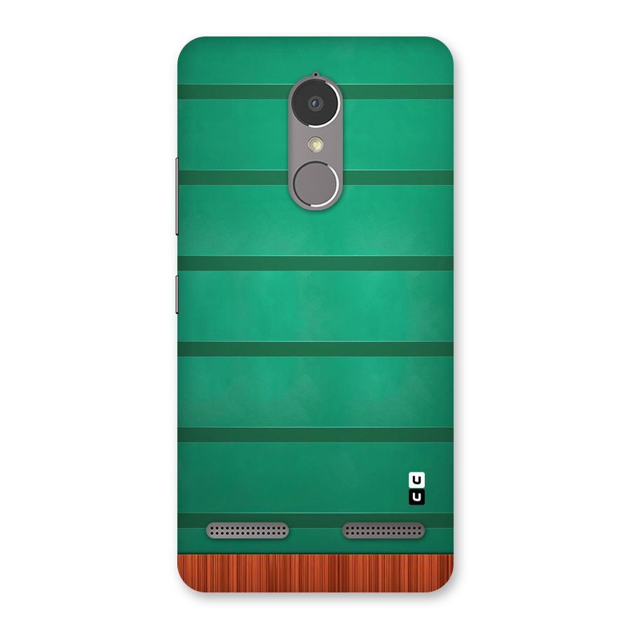 Green Wood Stripes Back Case for Lenovo K6