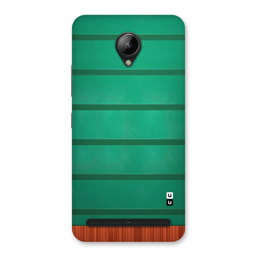 Green Wood Stripes Back Case for Lenovo C2