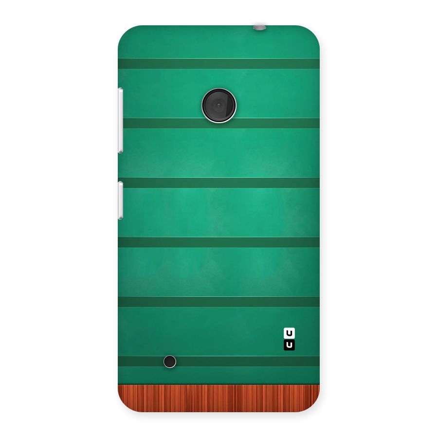 Green Wood Stripes Back Case for Lumia 530