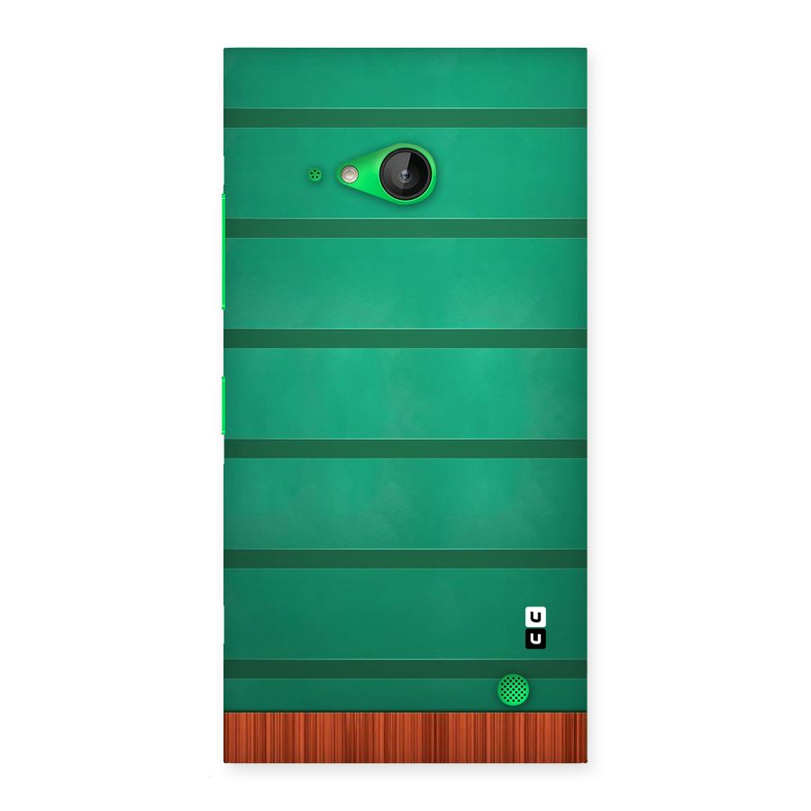 Green Wood Stripes Back Case for Lumia 730