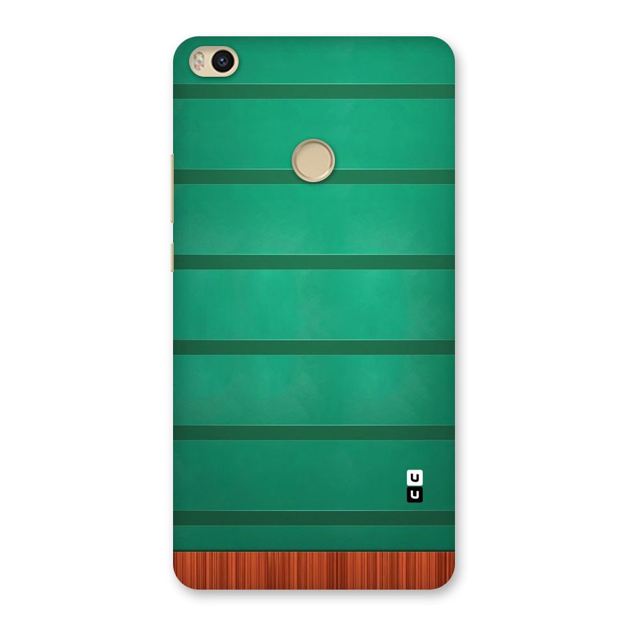 Green Wood Stripes Back Case for Mi Max 2