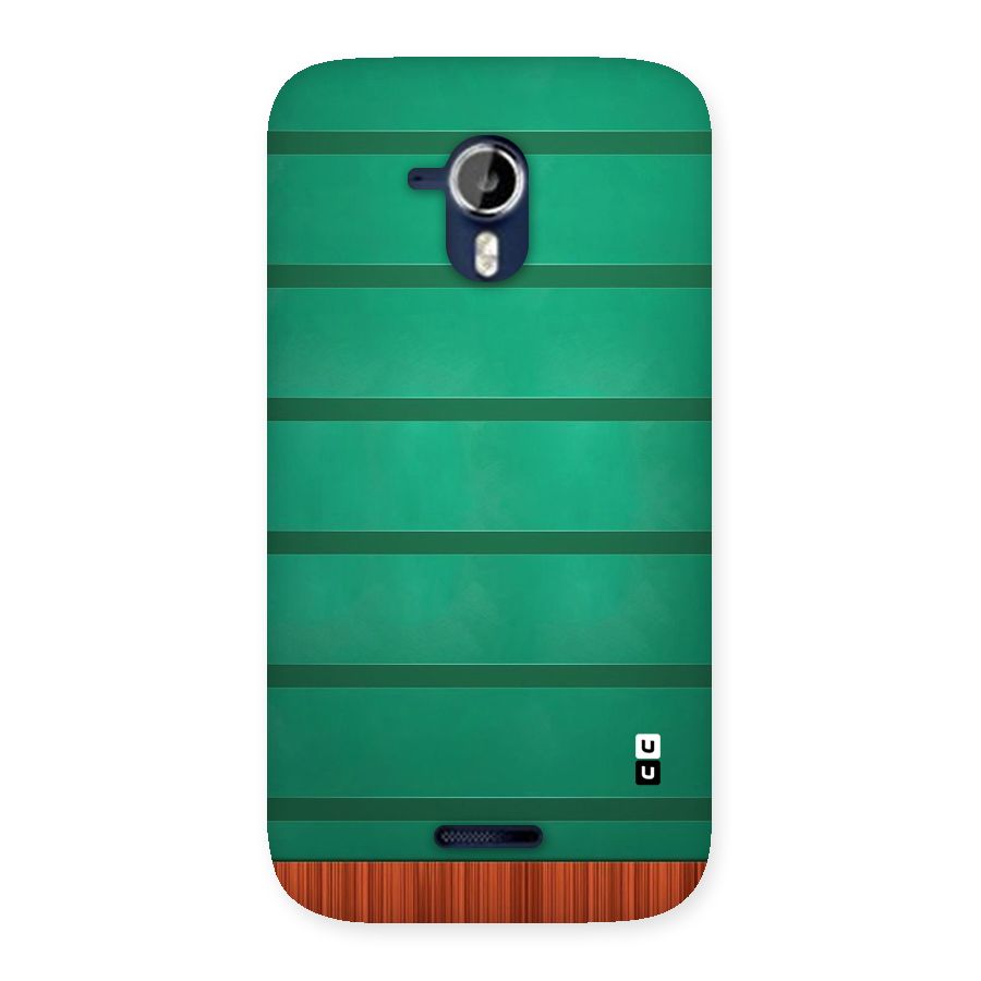 Green Wood Stripes Back Case for Micromax Canvas Magnus A117