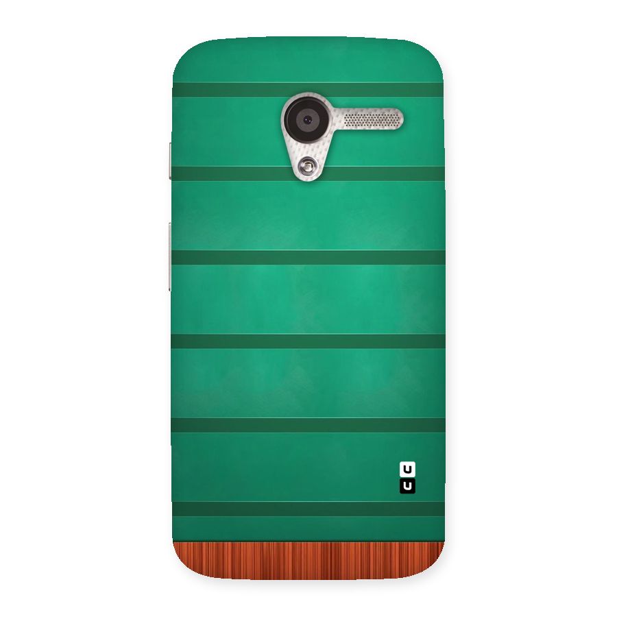 Green Wood Stripes Back Case for Moto X