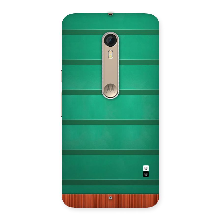 Green Wood Stripes Back Case for Motorola Moto X Style