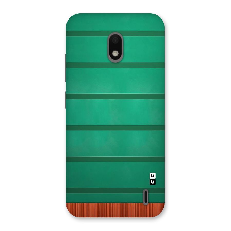 Green Wood Stripes Back Case for Nokia 2.2
