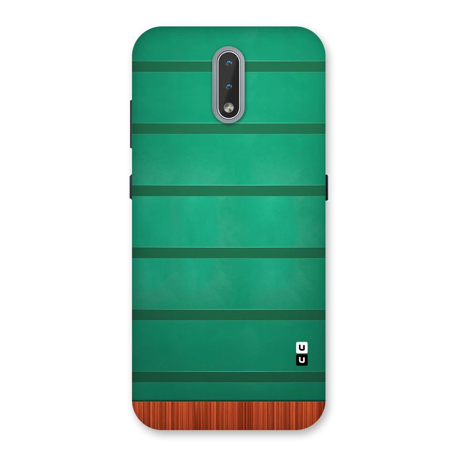 Green Wood Stripes Back Case for Nokia 2.3