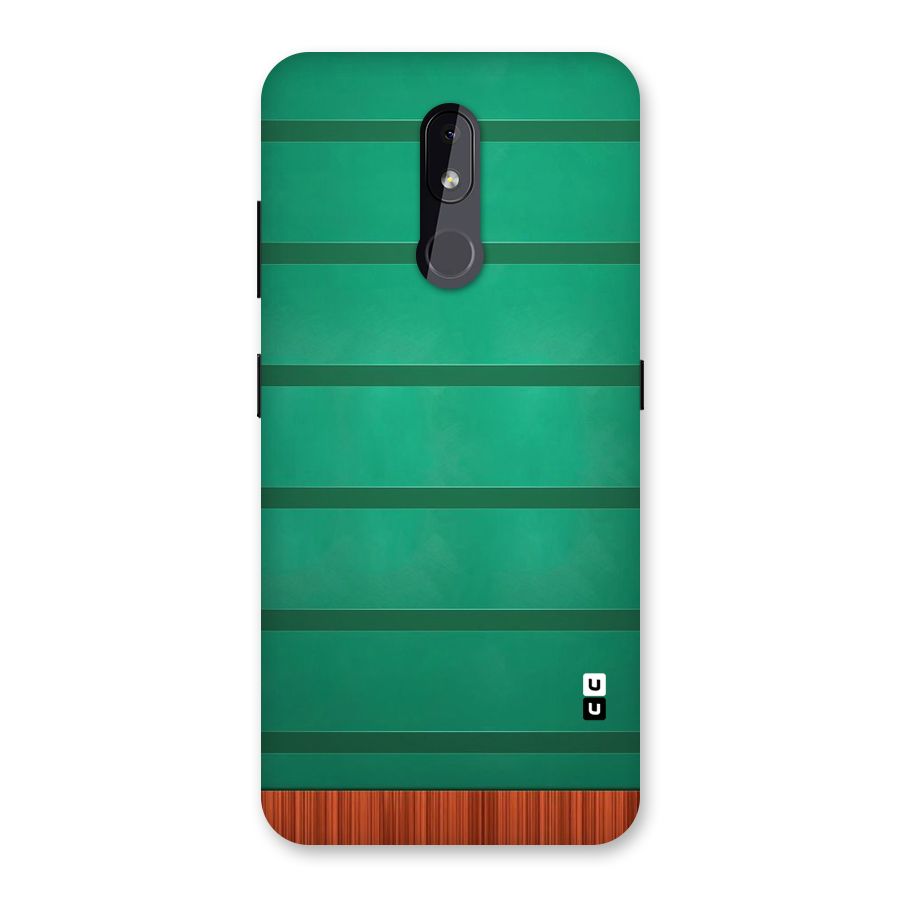 Green Wood Stripes Back Case for Nokia 3.2