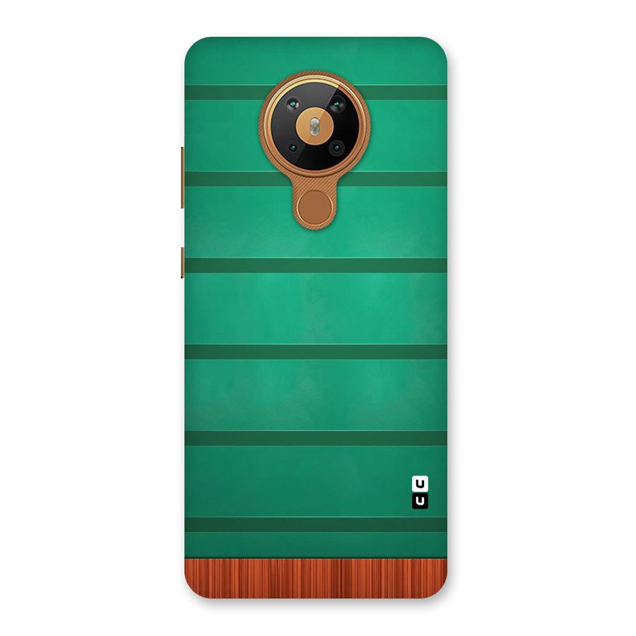 Green Wood Stripes Back Case for Nokia 5.3