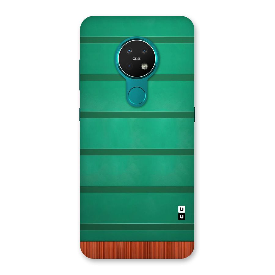 Green Wood Stripes Back Case for Nokia 7.2