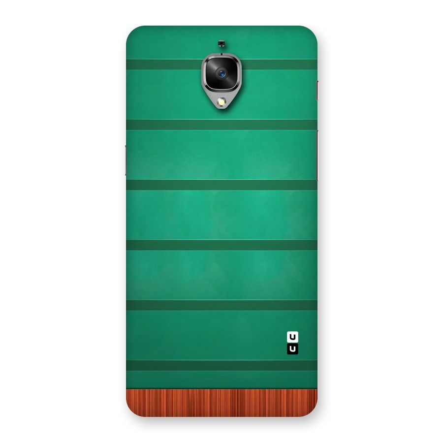 Green Wood Stripes Back Case for OnePlus 3T
