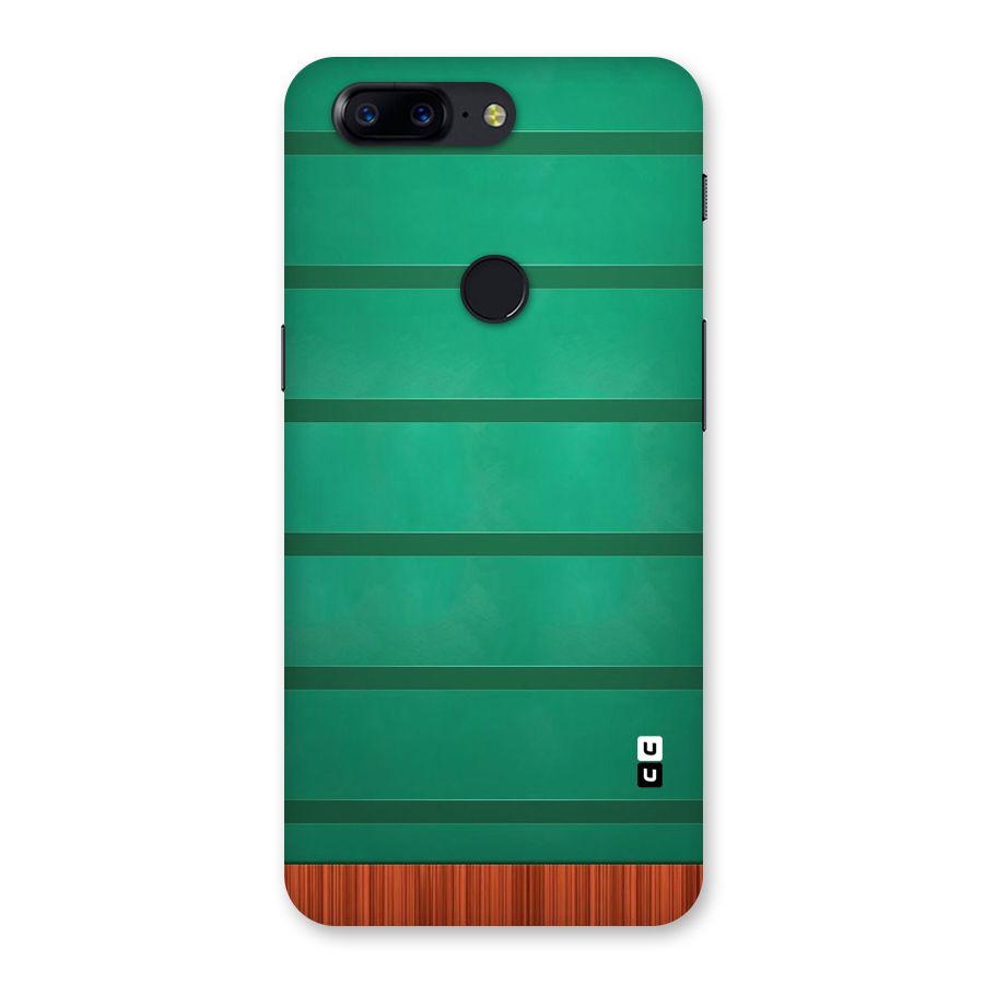 Green Wood Stripes Back Case for OnePlus 5T