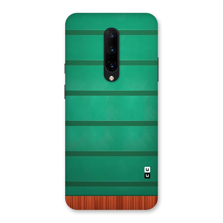 Green Wood Stripes Back Case for OnePlus 7 Pro