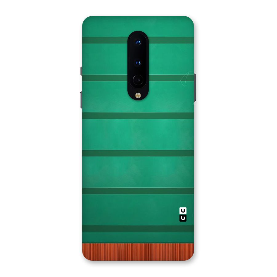 Green Wood Stripes Back Case for OnePlus 8