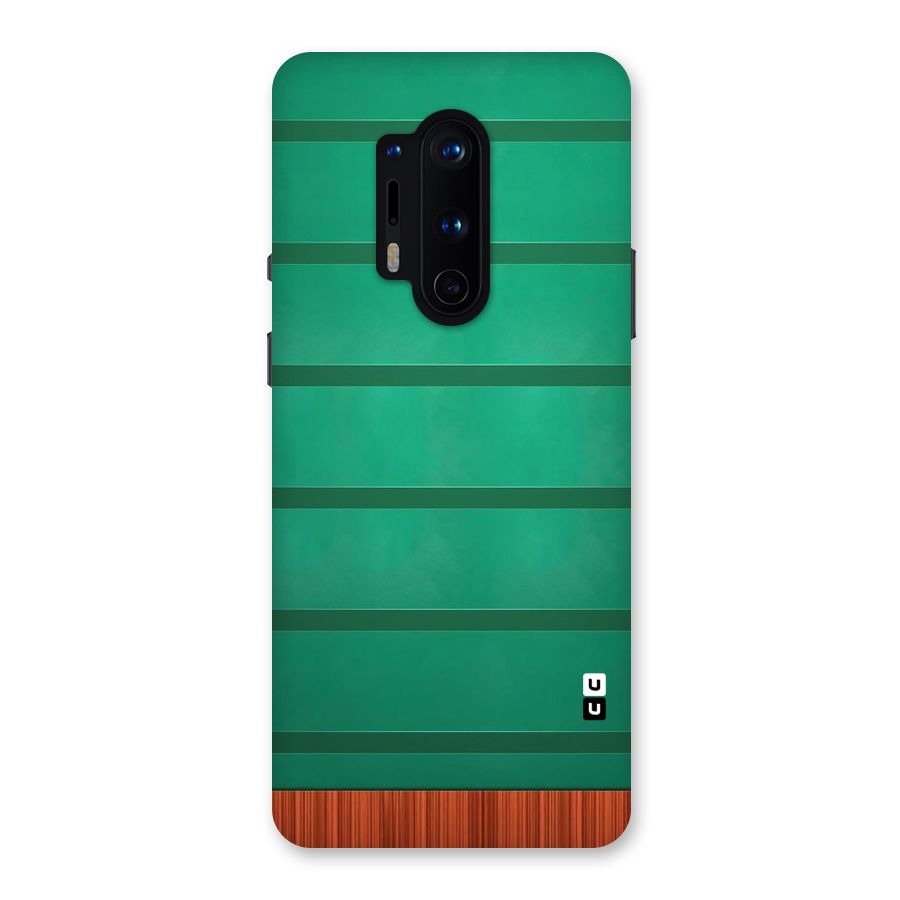 Green Wood Stripes Back Case for OnePlus 8 Pro