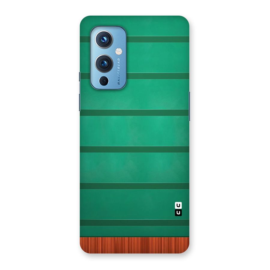 Green Wood Stripes Back Case for OnePlus 9