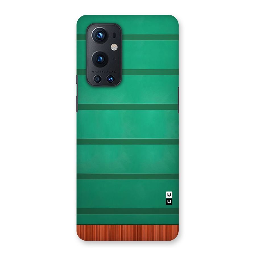 Green Wood Stripes Back Case for OnePlus 9 Pro