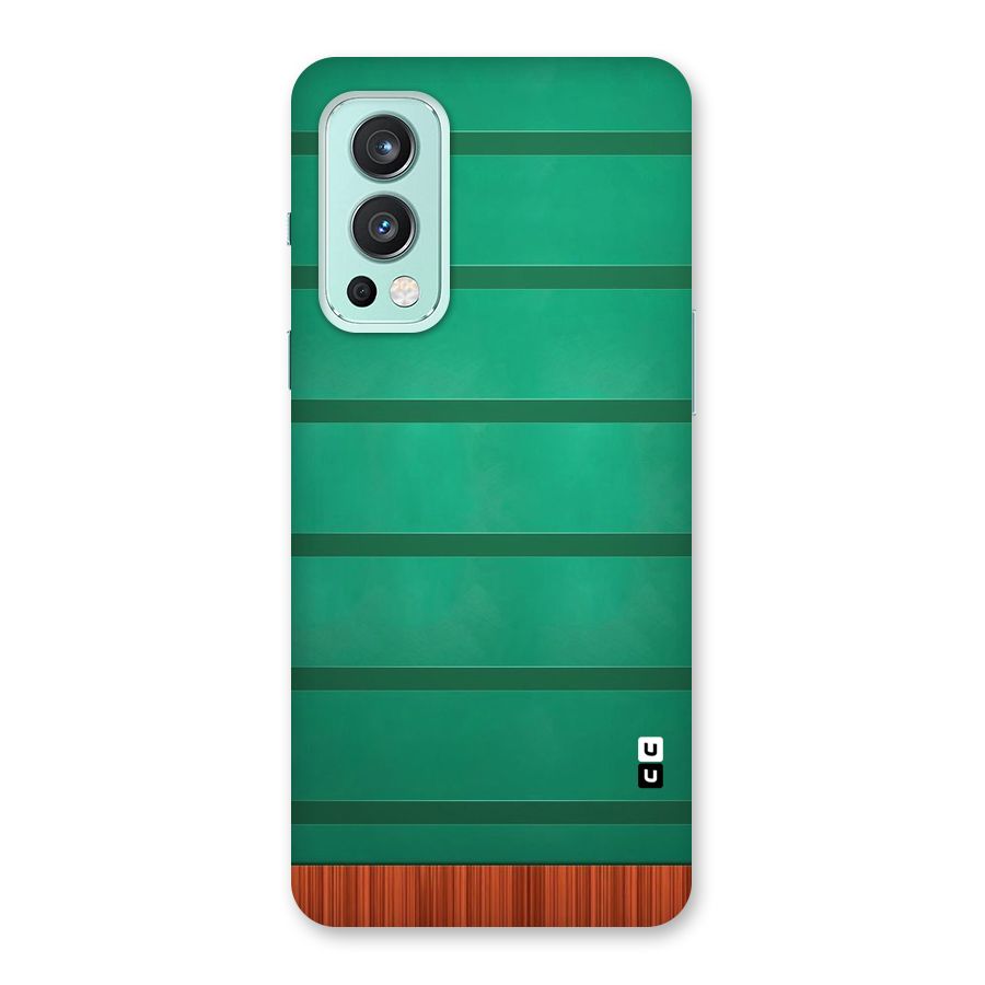 Green Wood Stripes Back Case for OnePlus Nord 2 5G
