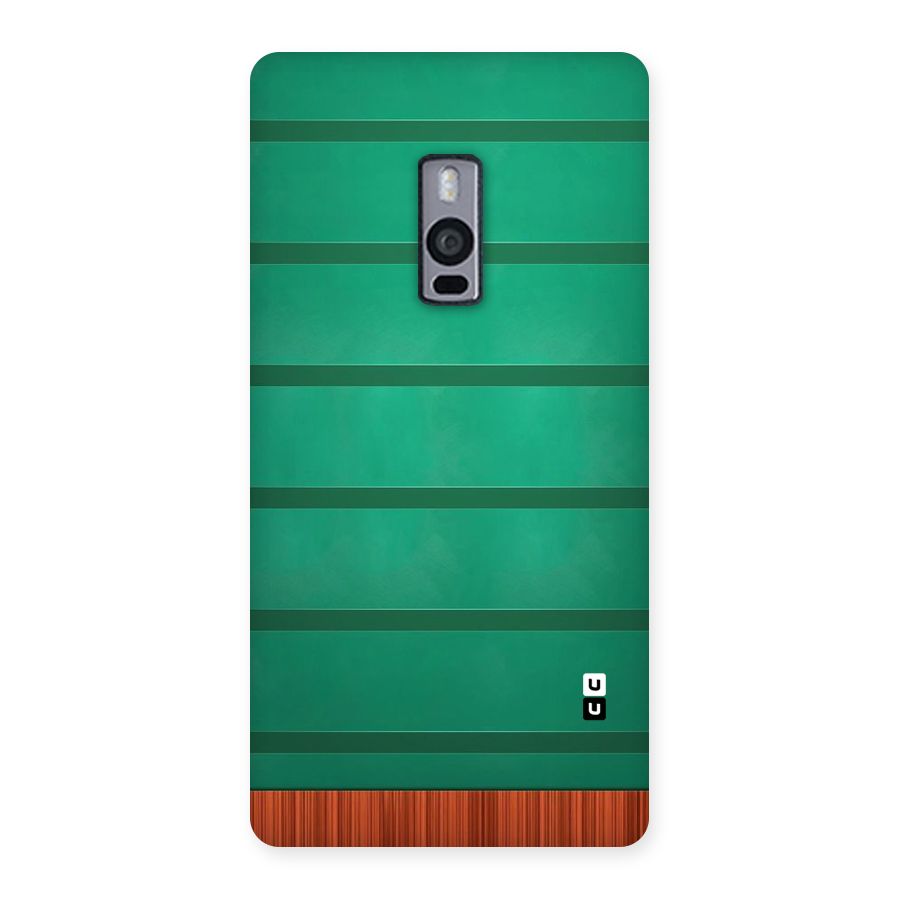 Green Wood Stripes Back Case for OnePlus Two