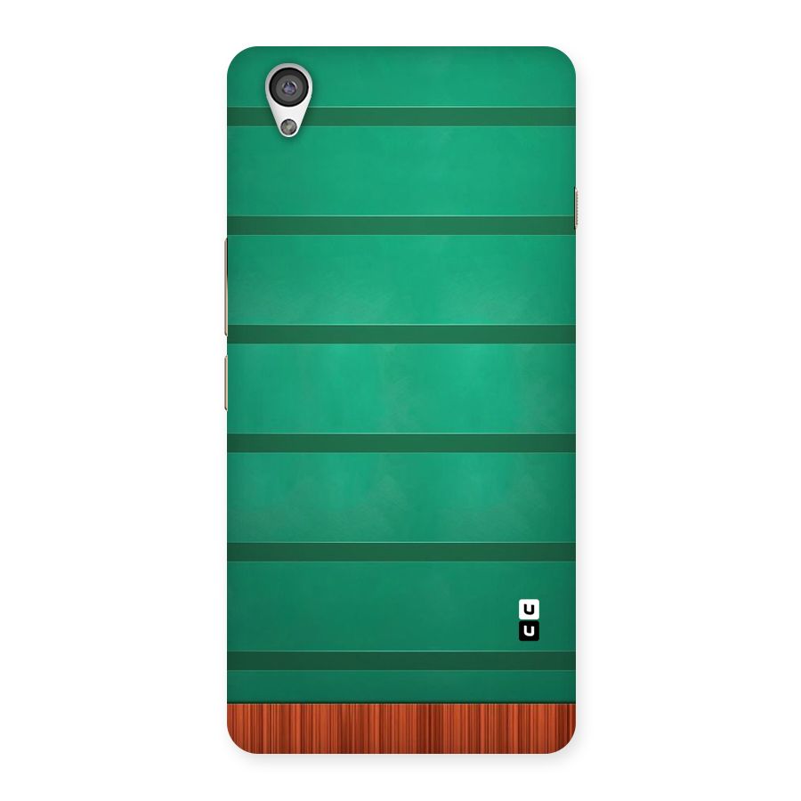 Green Wood Stripes Back Case for OnePlus X