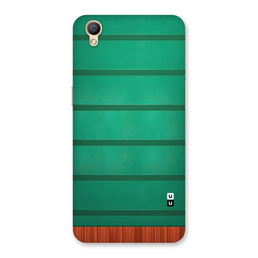 Green Wood Stripes Back Case for Oppo A37