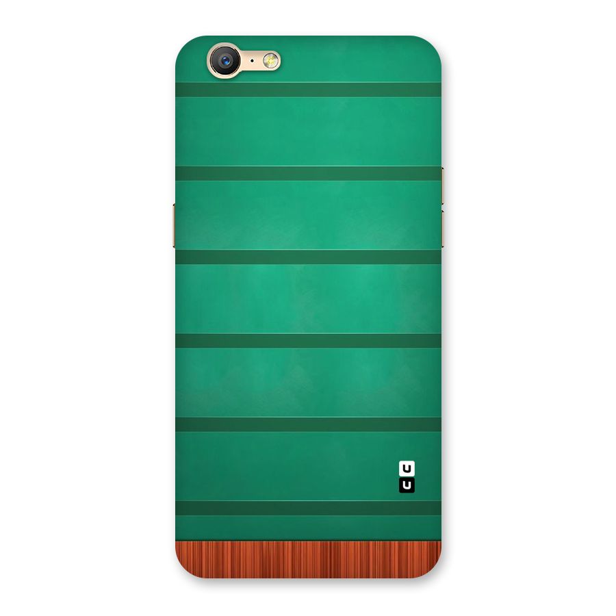 Green Wood Stripes Back Case for Oppo A57
