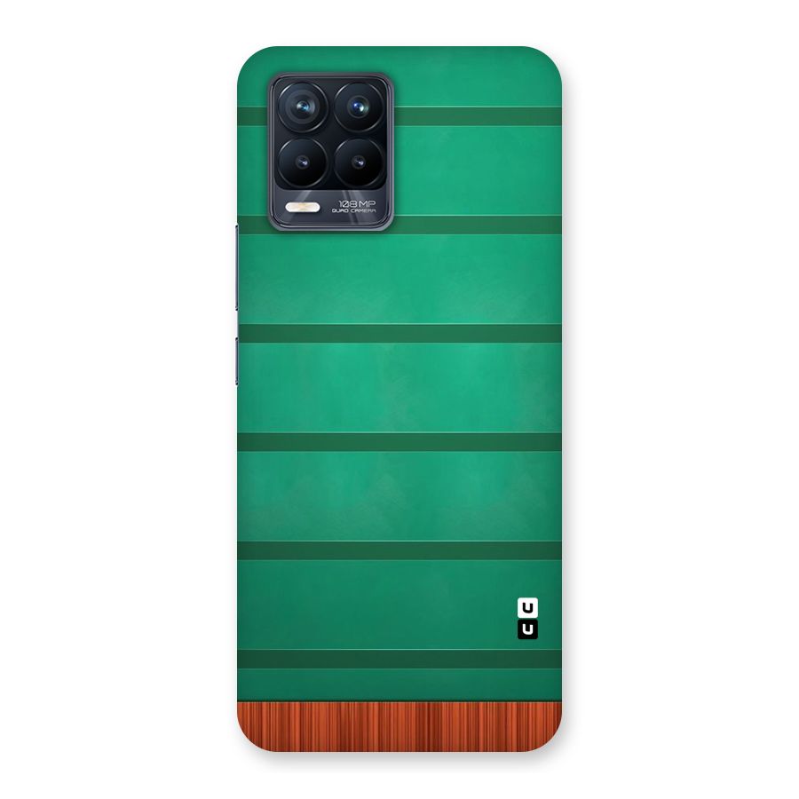 Green Wood Stripes Back Case for Realme 8 Pro