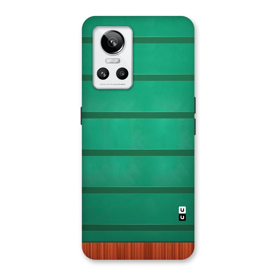 Green Wood Stripes Back Case for Realme GT Neo 3
