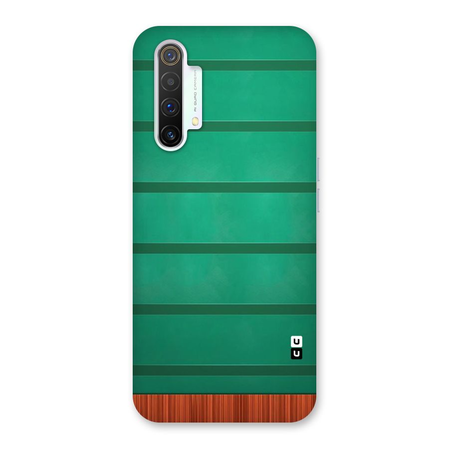 Green Wood Stripes Back Case for Realme X3 SuperZoom